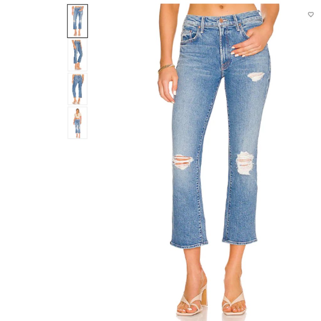 Mother | The Insider Ankle (Bloom And Doom) Size 26 Nwt
